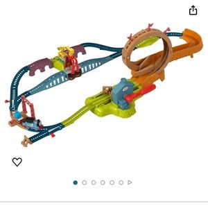 Thomas & Friends Toy Train Set Loop & Launch Maintenance Yard with Thomas